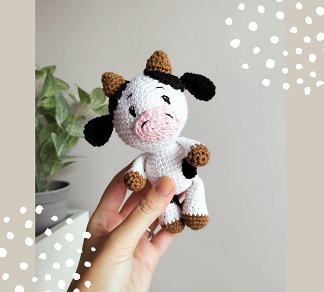 little cow amigurumi
