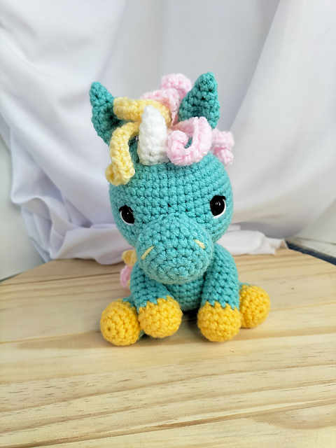 The little unicorn amigurumi