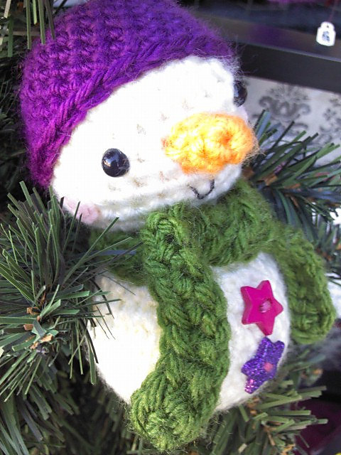 Snowman Amigurumi Crochet Pattern