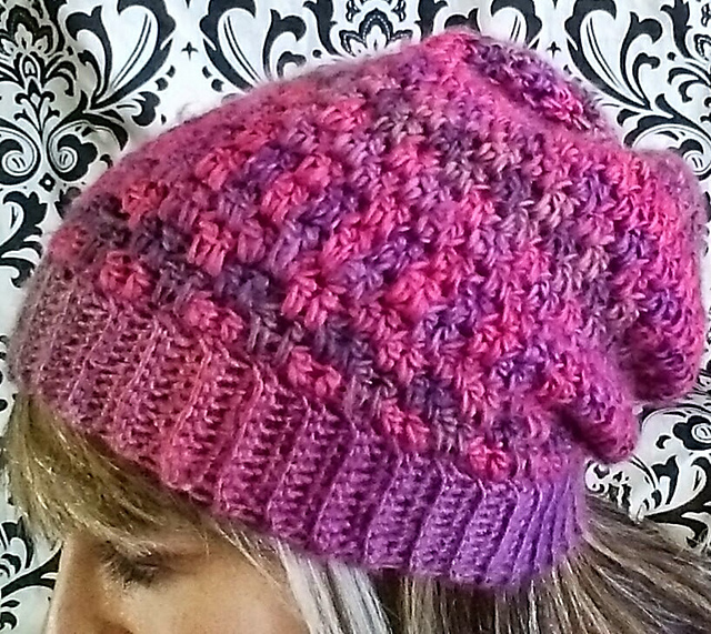 Double Drop Slouchy Hat
