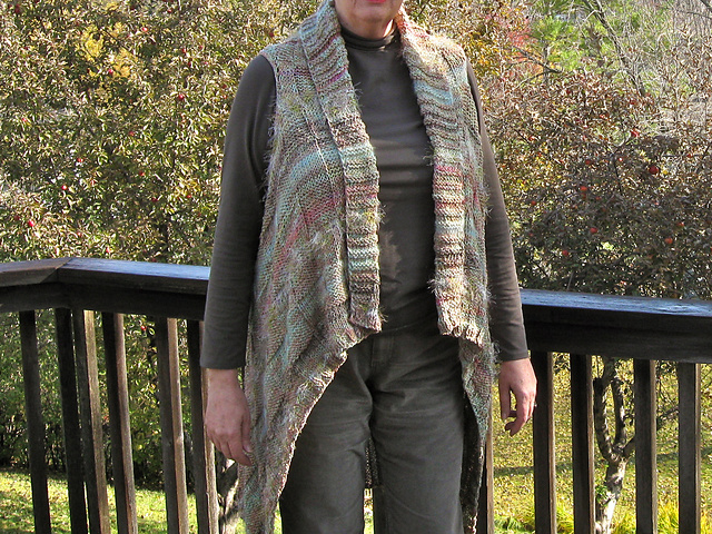 Boxes Drape Vest