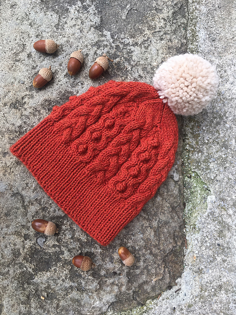 Firs And Acorns Hat
