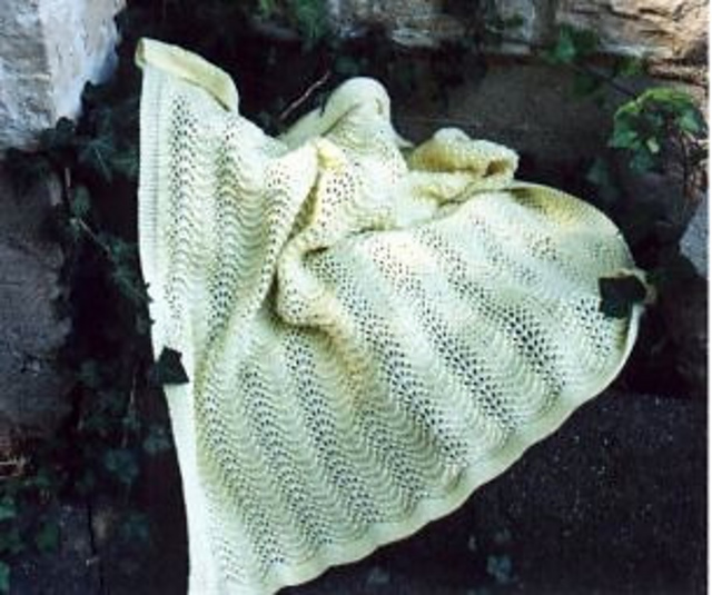 Easy Baby Shawl