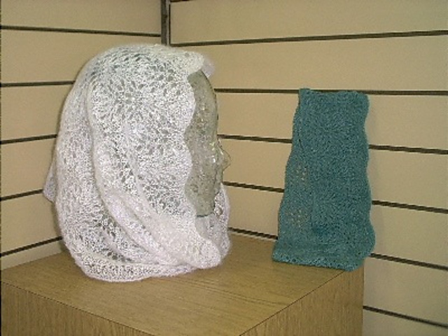 Lacy Hood and Ring Scarf