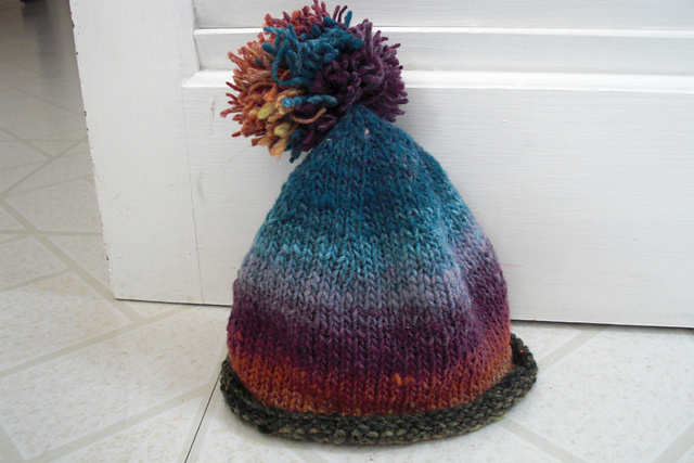 Easy Rainbow Hat