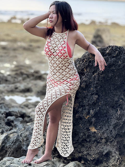 Kaye Read Shell Ravelry: Mesh Shell Cover-up pattern by Kaye Estefanio