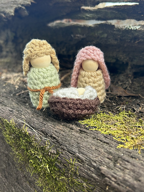 Peg Doll Nativity Set