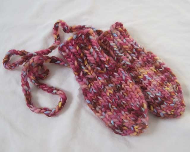 Thumbless Baby Mittens