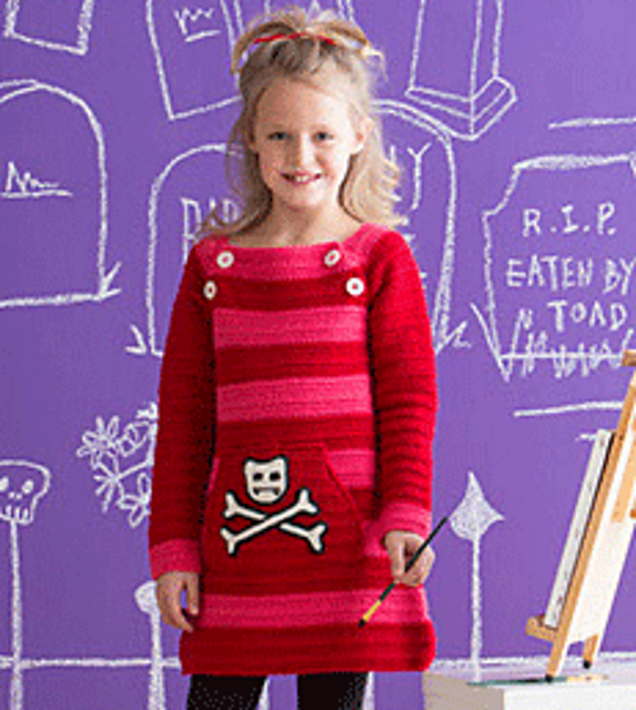 Kitty Crossbones Sweater Dress