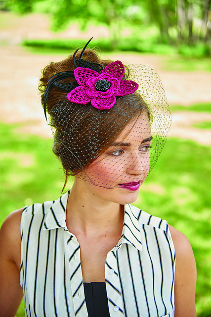 Ravelry: Aine Fascinator and Headband pattern by Brenda K. B. Anderson