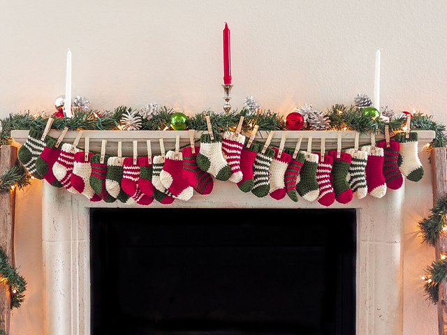 Christmas Countdown Stockings Advent Calendar