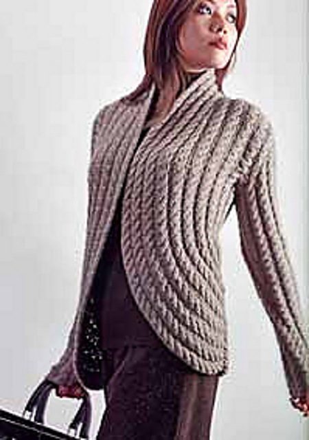 Cabled Cardigan