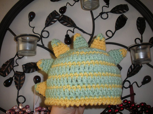 Crazy Dinosaur Mohawk Beanie