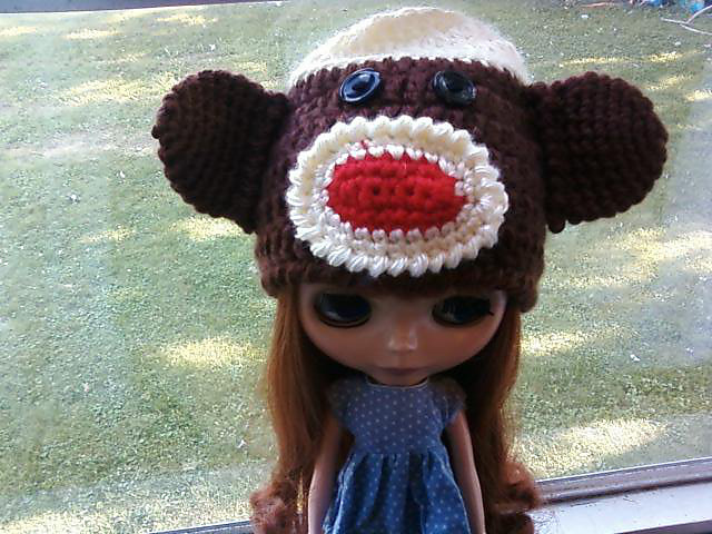 Sock Monkey For Blythe Crochet Pattern
