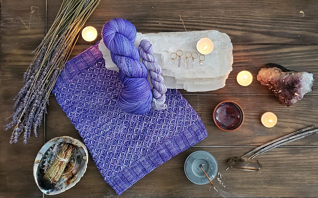 Iolite Crystal Cowl