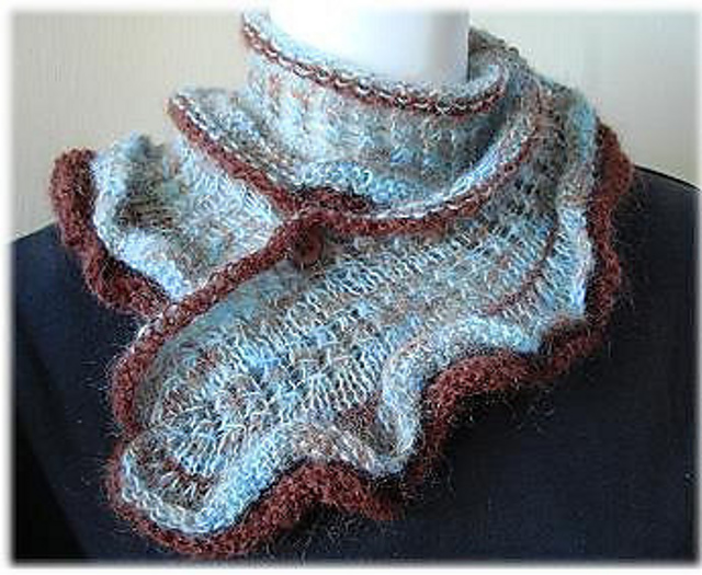 Kid Merino Ruffled Scarflet Neck Wrap