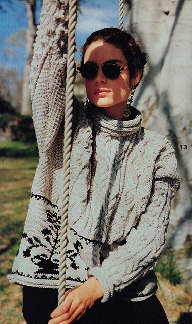 #13 Aran Pullover