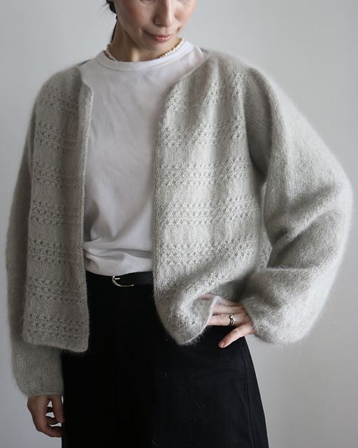Ravelry: Plume Cardi pattern by Yuka Tomioka erika様 11/1まで  