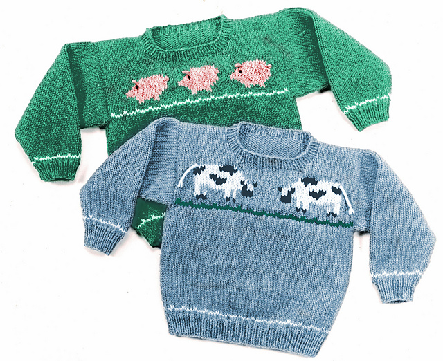#13 Cow and Pig Sweaters