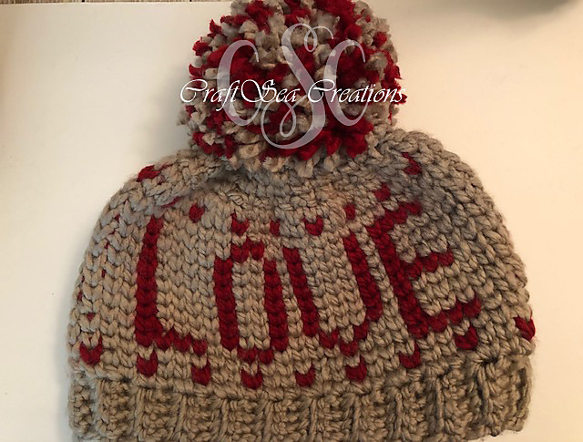 Love Graph Beanie