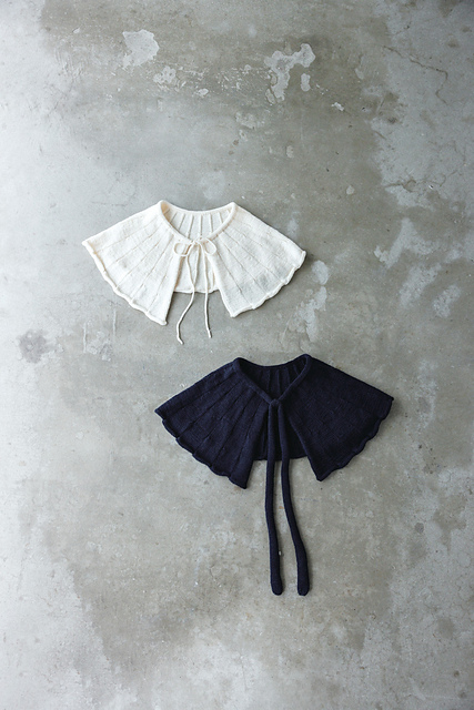 Ravelry: 貝がらのつけ衿 pattern by Natsumi Kuge (くげなつみ)