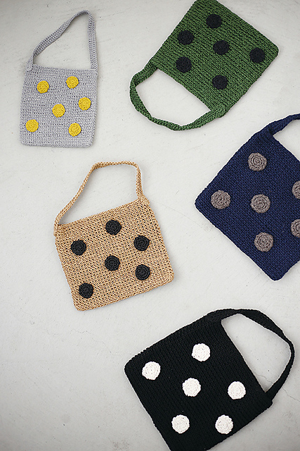 Ravelry: ミ二バッグ pattern by YOKOTA CO,.LTD. (DARUMA)