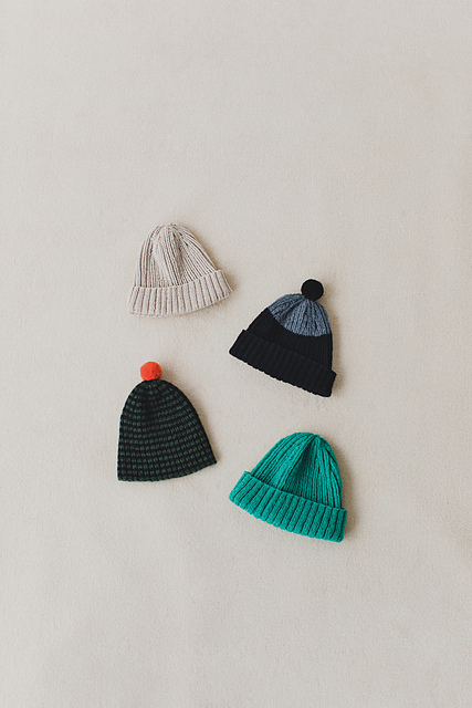 Ravelry: リブニットキャップ［合太 ー 並太］ pattern by