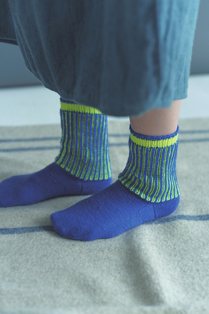 Ravelry: ブリオッシュステッチソックス pattern by Sanae Nasu (那須