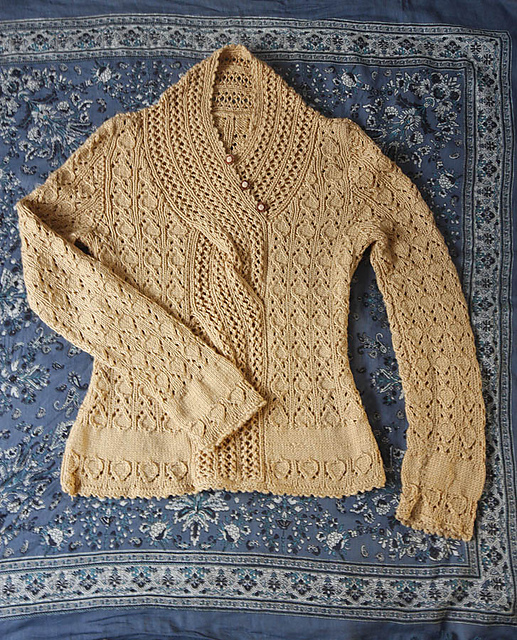 p.55 Cable and Lace Pullover