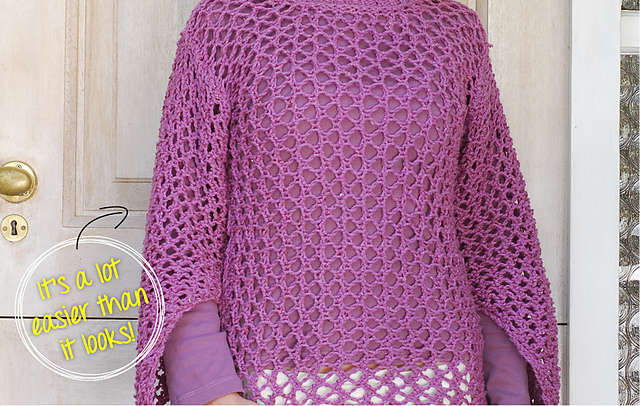 Loose knit beach top