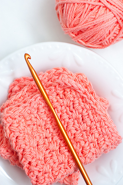 Carrot Stitch Washcloth