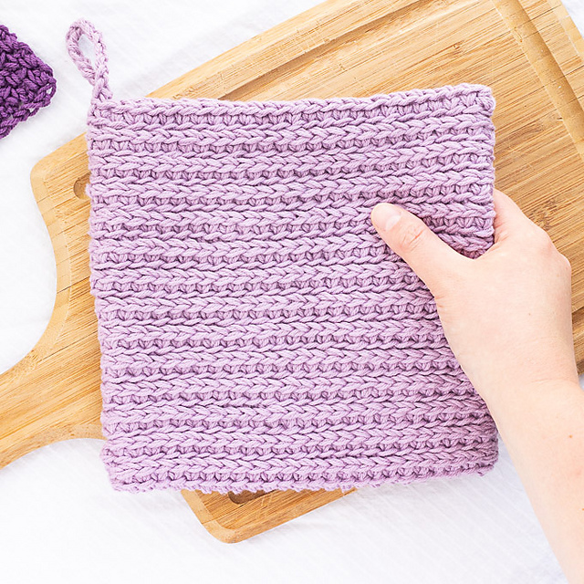 Lilac Potholder