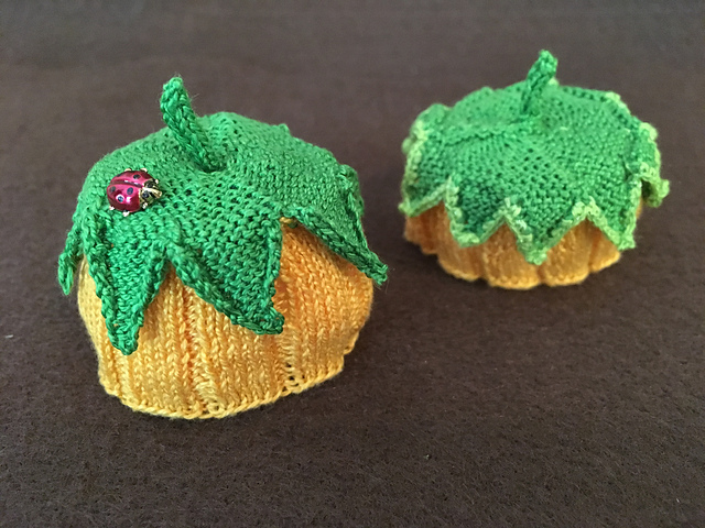 Pumpkin Hat for 5.5" Doll Head