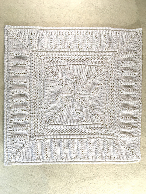 Wheat and Windblown Leaf Motif