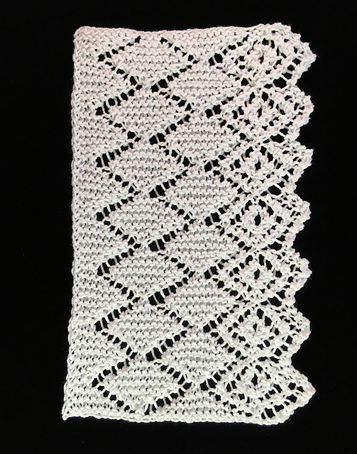 Ravelry: 1895 Weldon's Diamond Border pattern by Vicki Monthei