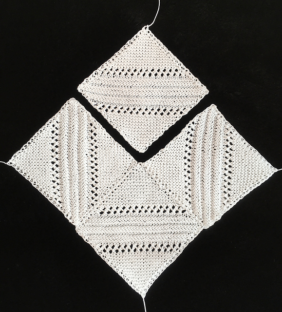 Ravelry: Open Ribbed Square II pattern by Vicki Monthei