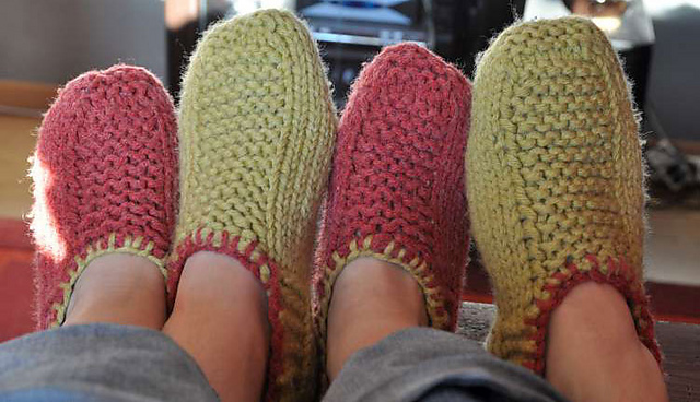 Chaussons adultes Retour au chalet