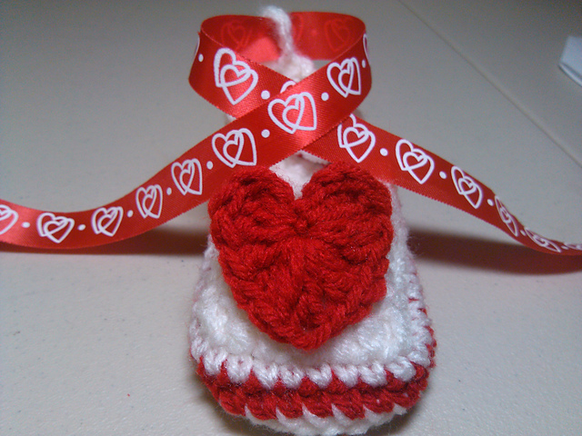 Valentine Baby Shoes
