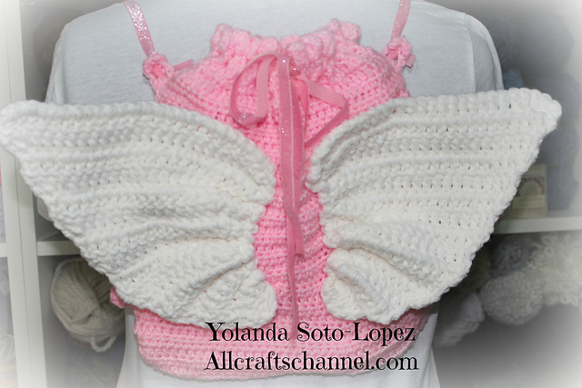 Backpack with Angel Wings