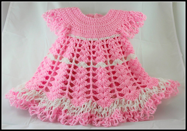 Baby Dress/Shells and Lacy Dress