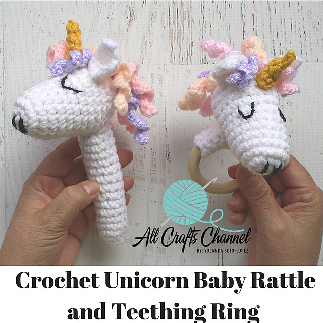 Unicorn Rattle /Teething Ring