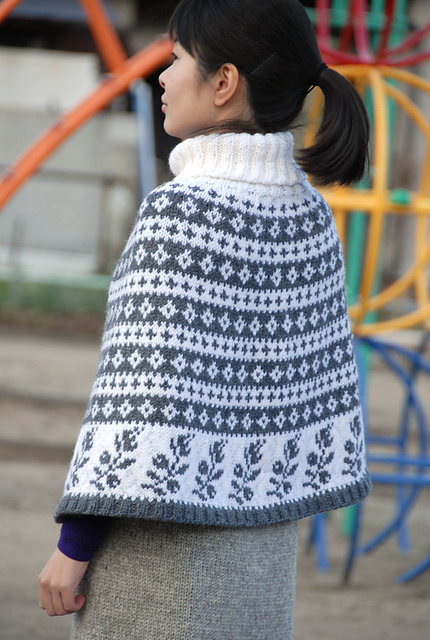P.17 Turtle Neck Poncho