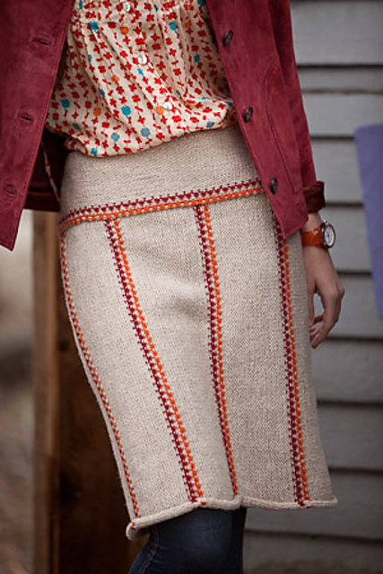 Running-Stitch Skirt