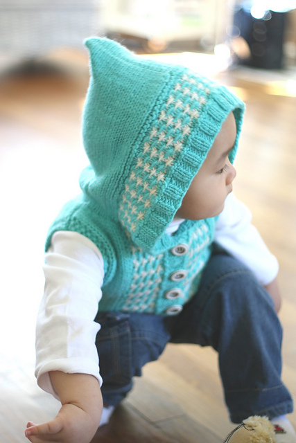 Kira's hooded vest
