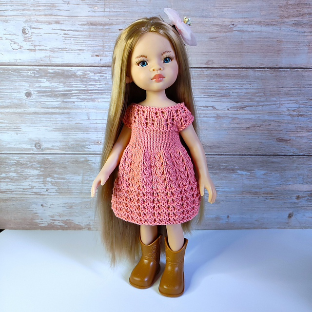 Rosewood Daydream dress for Paola Reina doll
