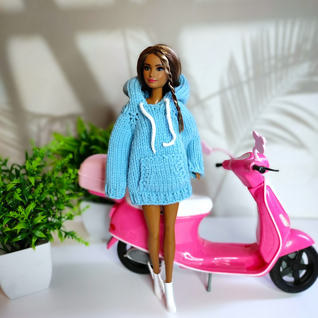Hoodie oversize Barbie