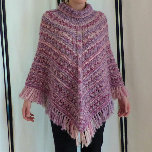 Rose Poncho