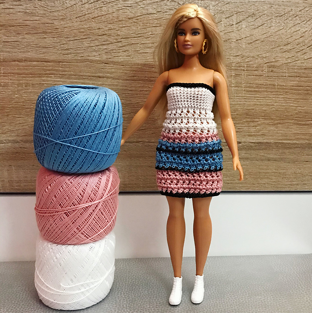 Summer Openwork Dress Barbie Curvy