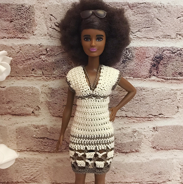 Ravelry: Sanvitalia dress Barbie Petite pattern by Elena Canon Ravelry: Sanvitalia dress Barbie Petite pattern by Elena Canon