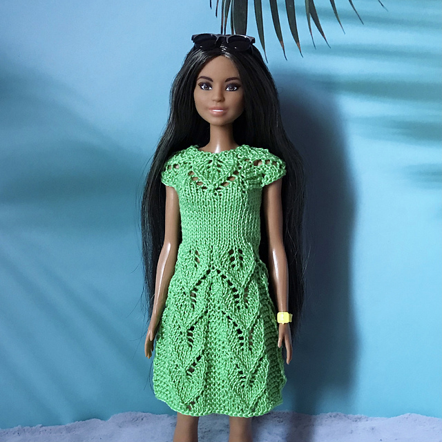 Green dress Barbie